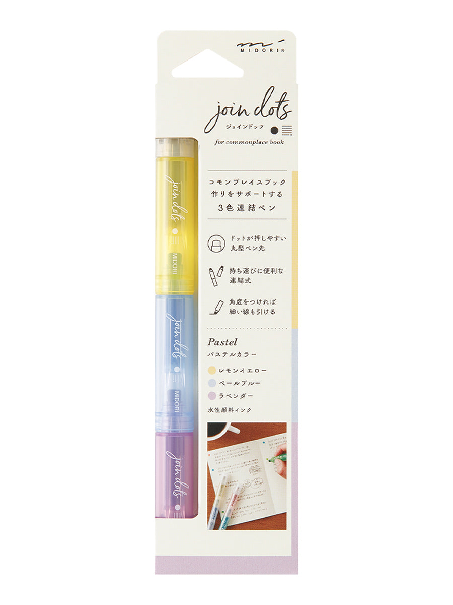 Connecting Pen Join Dots 3 Pastel