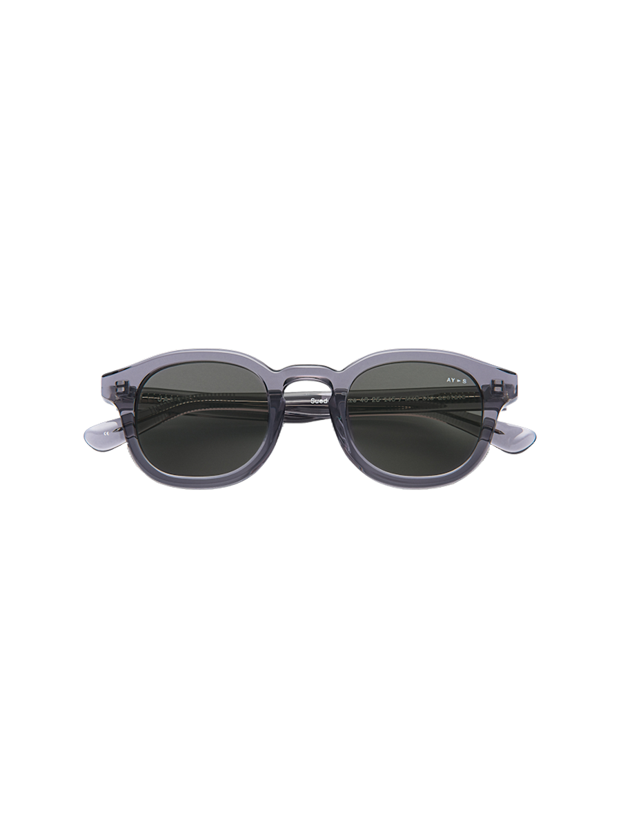 Sunglasses Suede Transparent Grey