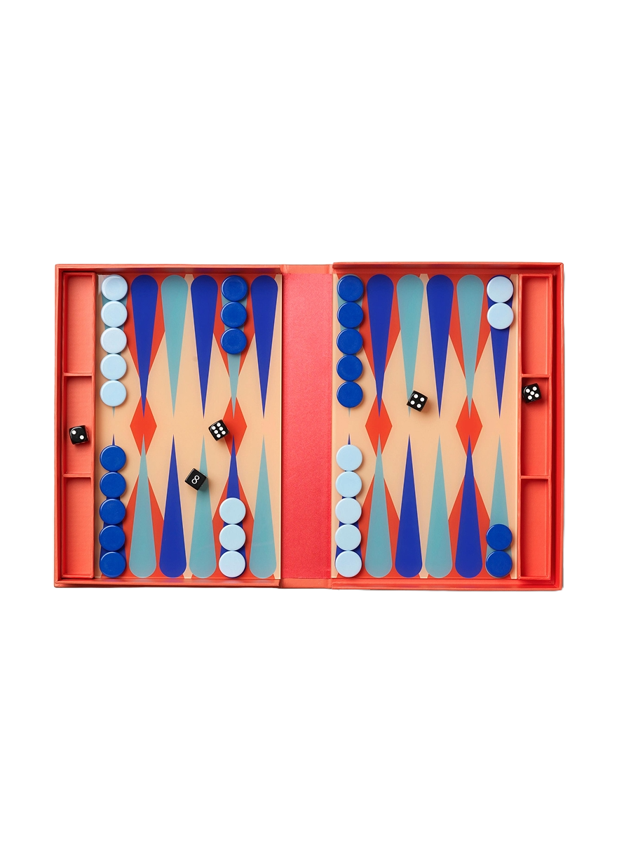 Backgammon Classic Red