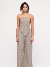 Cotton Silk Scarf - Natural Spot