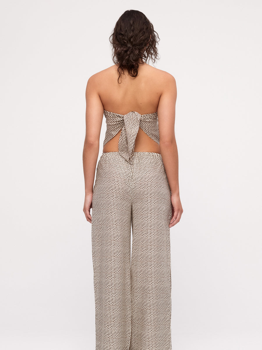 Cotton Silk Scarf - Natural Spot