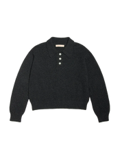 Edie Polo Shirt Charcoal