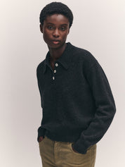 Edie Polo Shirt Charcoal