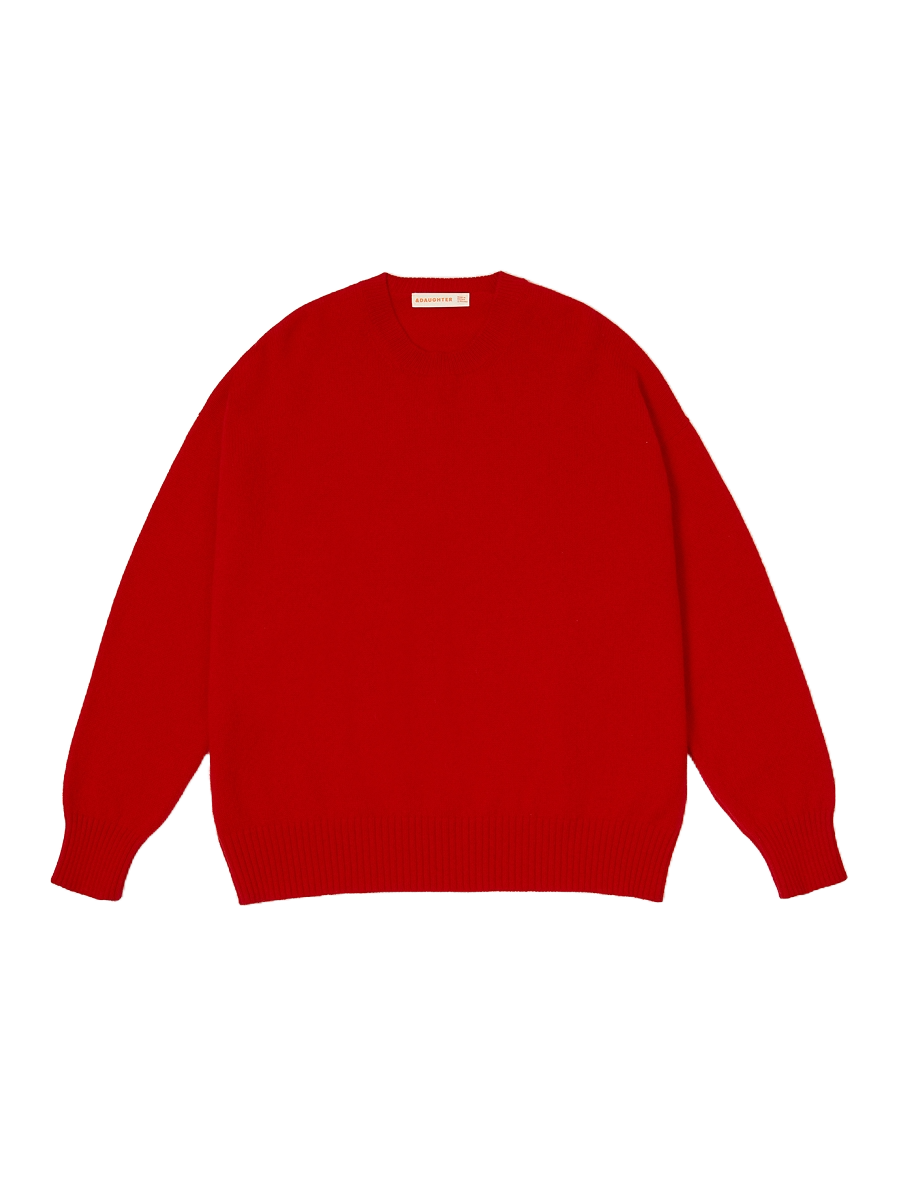 Innes Slouch Crewneck Poppy Red
