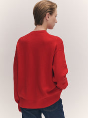 Innes Slouch Crewneck Poppy Red