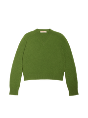Sligo V-Neck Pickle Green