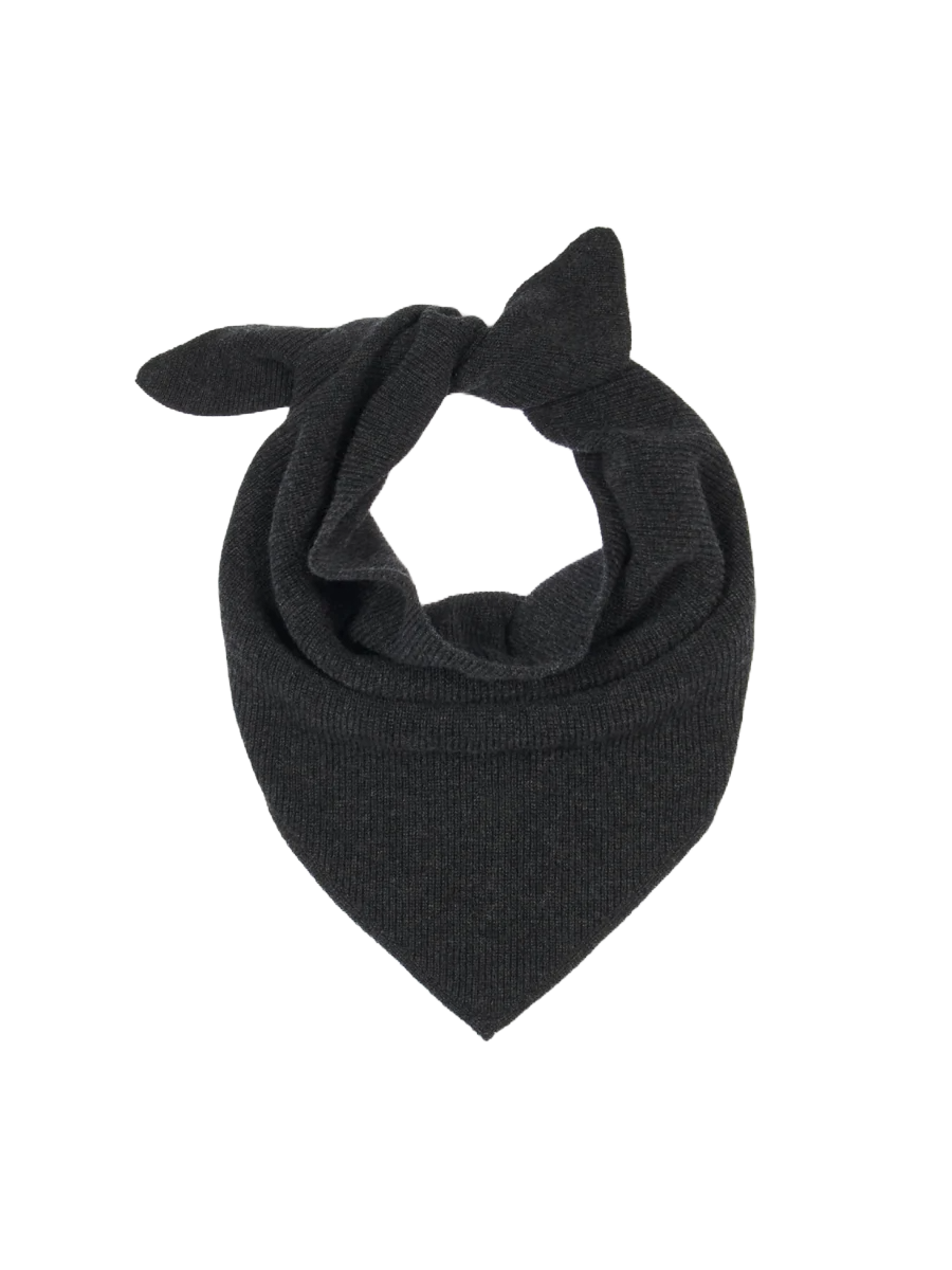 XL Cashmere Foulard Charcoal Grey