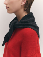 XL Cashmere Foulard Charcoal Grey