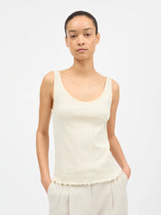 Edie Low Back Top - Butter