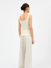 Edie Low Back Top - Butter