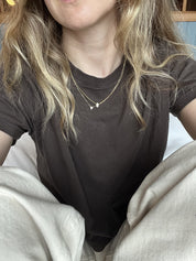 Frellini Kette Suki mit grünem Donut Tragebild