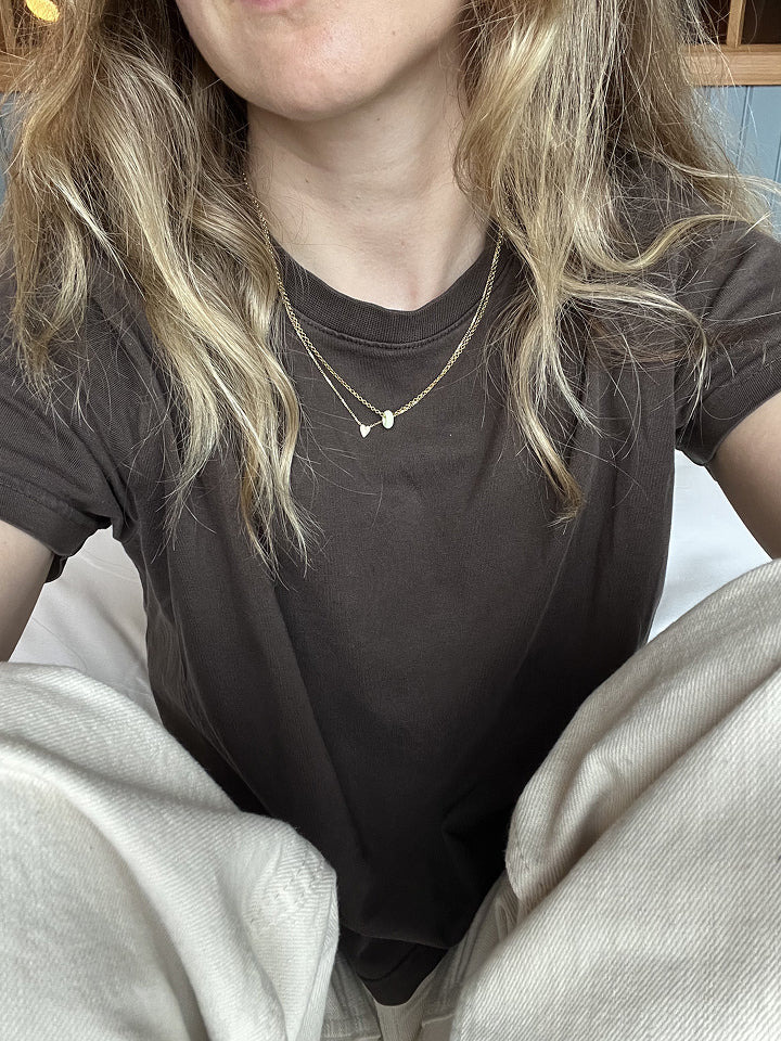 Frellini Kette Suki mit grünem Donut Tragebild