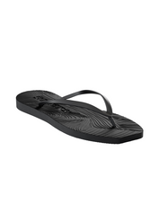 Tapered Black Flip Flops