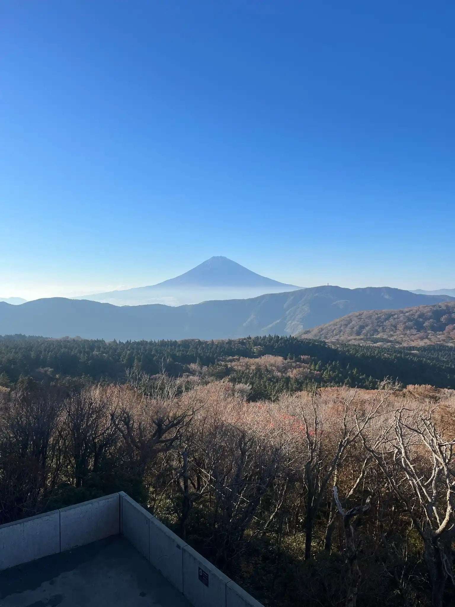 Japan Hakone Fuji Berg Weitblick Moodbild