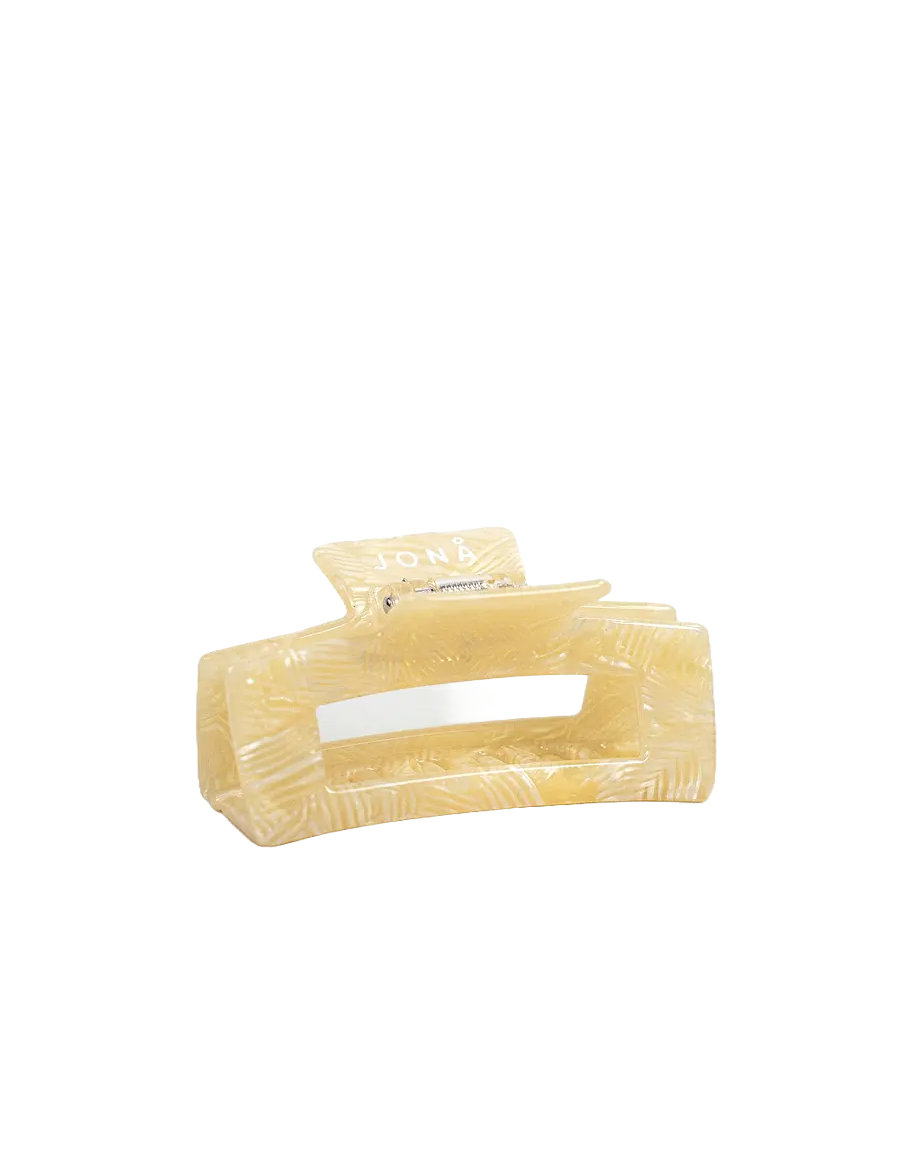 Jona Maja Clip Haarspange Hellgelb Frontansicht