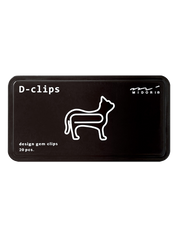 Midori D-Clips Büroklammern in Katzenform Freisteller Schachtel