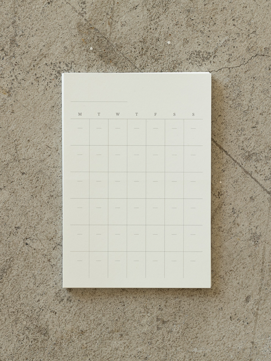 Midori MD Diary Sticker für Notizbücher Blanko Übersicht