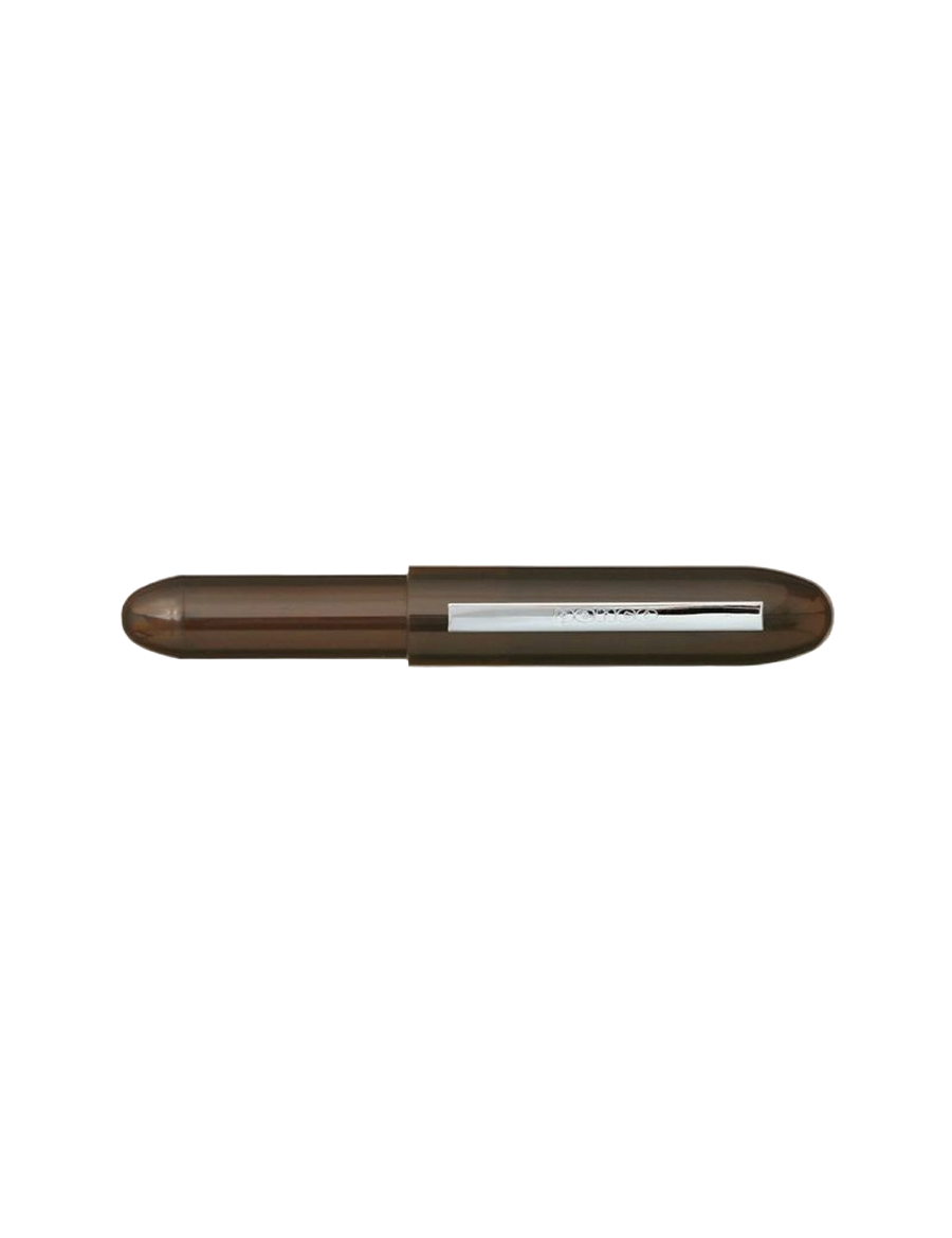 Penco Bullet Ballpoint Stift in Clear Brown Freisteller