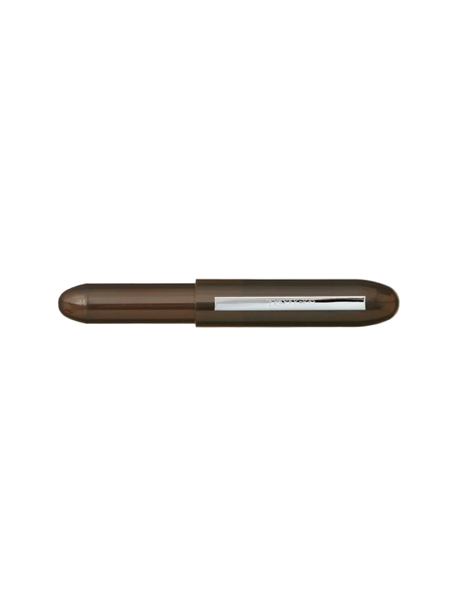 Penco Bullet Ballpoint Stift in Clear Brown Freisteller