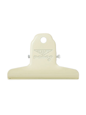 Penco Clampy Clip Büroklammer in S und Ivory Beige Freisteller