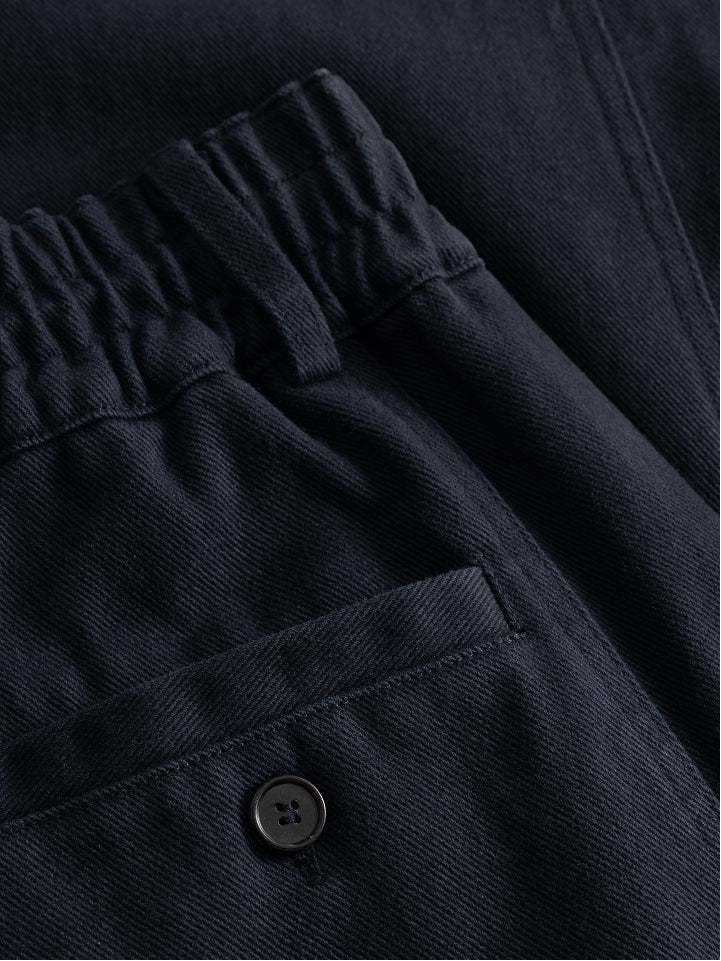 Plum Faded Twill Trousers