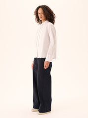 Plum Faded Twill Trousers