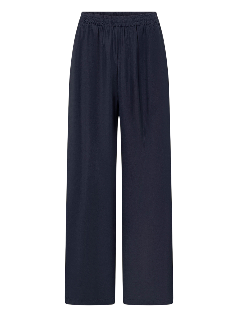 Silk Trousers Palma Navy