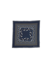Skall Floral Scarf Navy