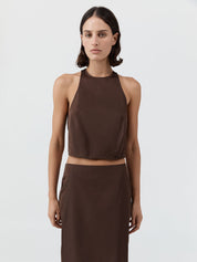 Paper Taffeta Cocoon Top