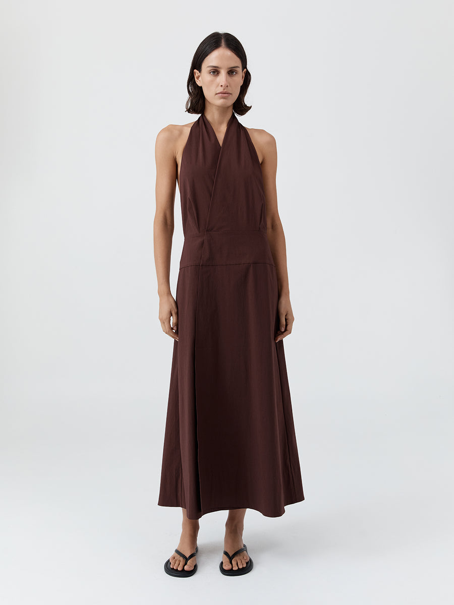 Halter Wrap Dress