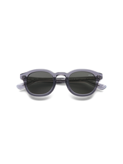 Sunglasses Suede Transparent Grey