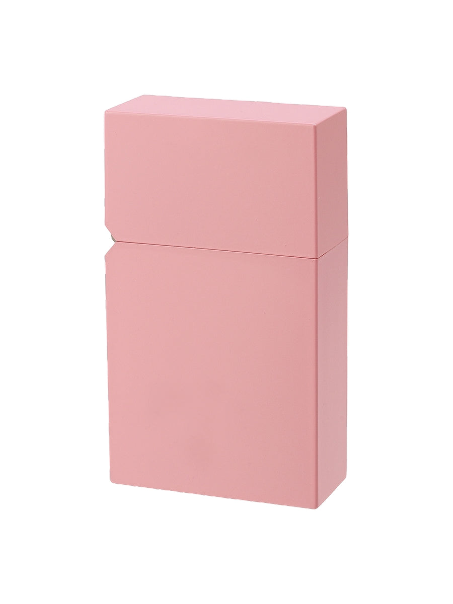 Tsubota Pearl Hard-Edge Feuerzeug in Sakura Pink Frontansicht Produktfoto Freisteller