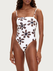 Chocolate Flower Swimsuit
